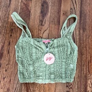Verge girl Lace tank size 6